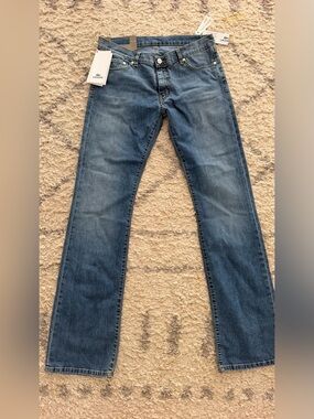 Lacoste Vintage Women’s Blue Low Rise Jeans size 8 NWT